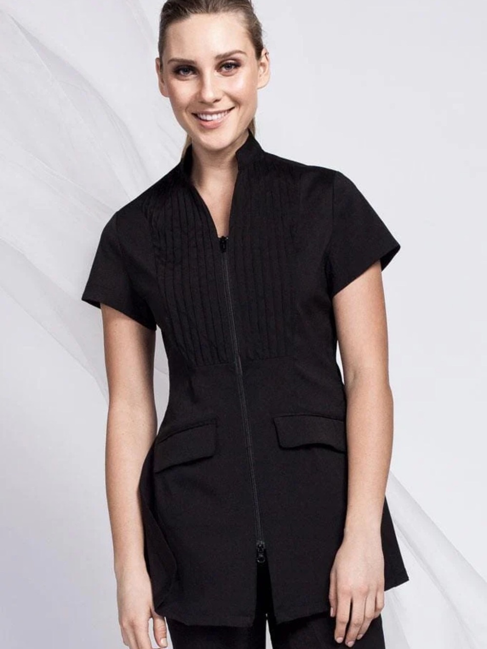 Noel asmar uniforms Women’s Signature Dolce Tunic Cap Sleeve Design NWOT SIZE L